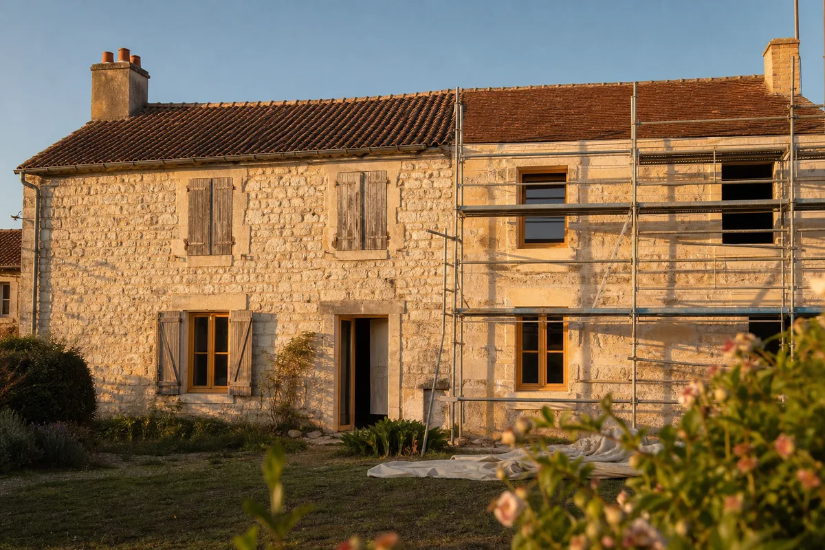 Rénovation énergétique maison ancienne : l'ordre des travaux